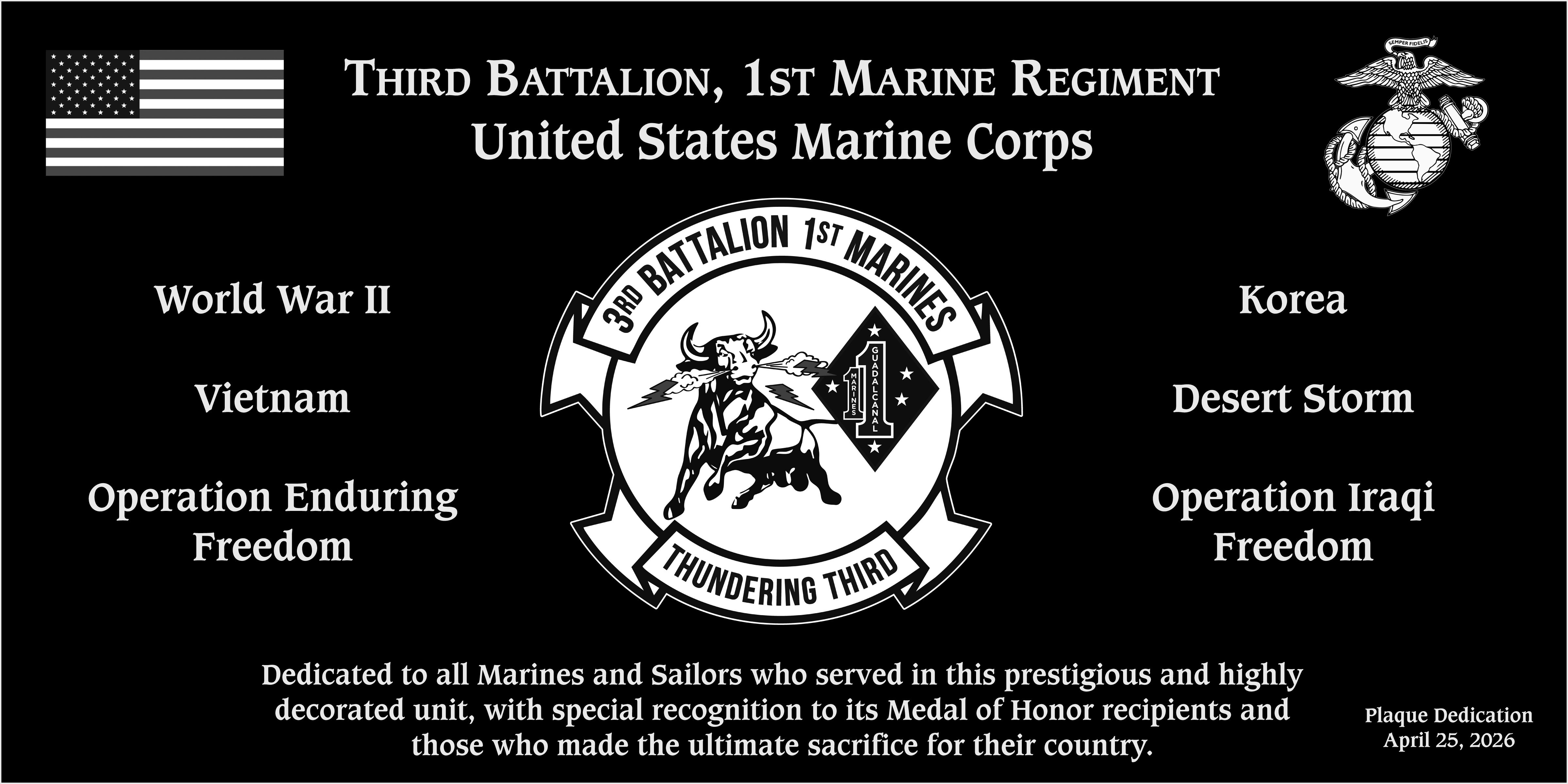 3rd Battalion 1st Marines Thundering Third